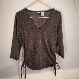 725 Originals Ladies Shimmery V-Neck Top